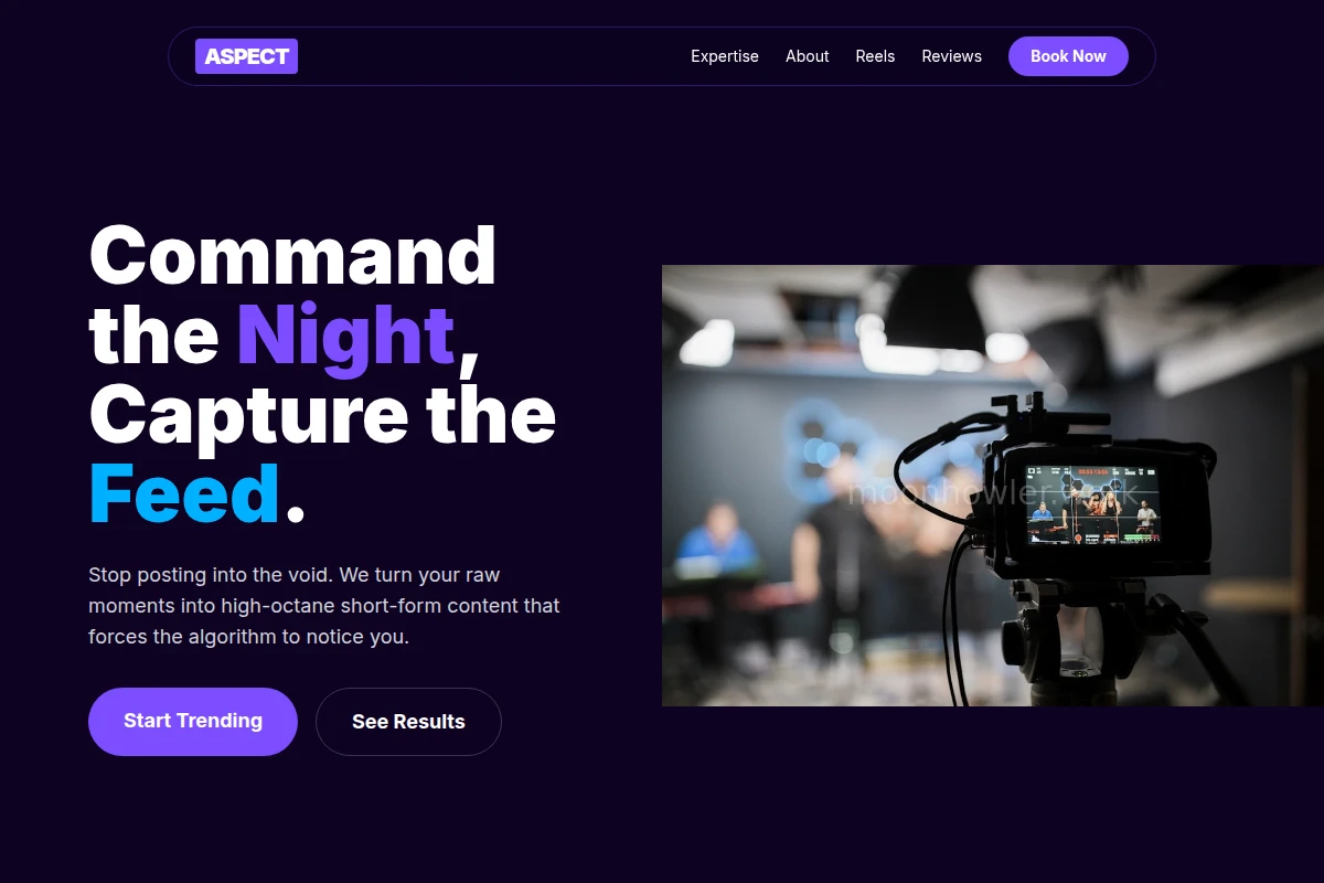 Premium Animation Studio Website Design